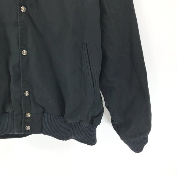 Tri-Mountain Les Schwab Canvas Hooded Jacket Men's 2XLT Field Chore Workwear - Picture 2 of 12